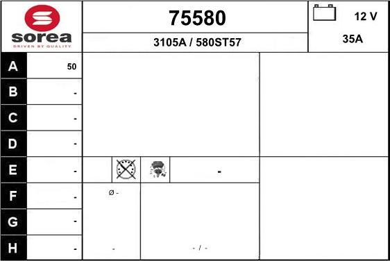 EAI 75580 - Alternator www.molydon.hr