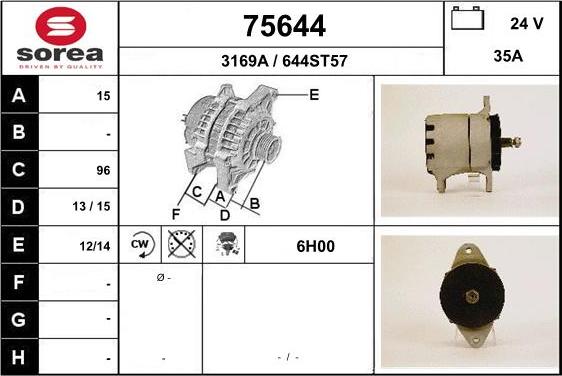 EAI 75644 - Alternator www.molydon.hr