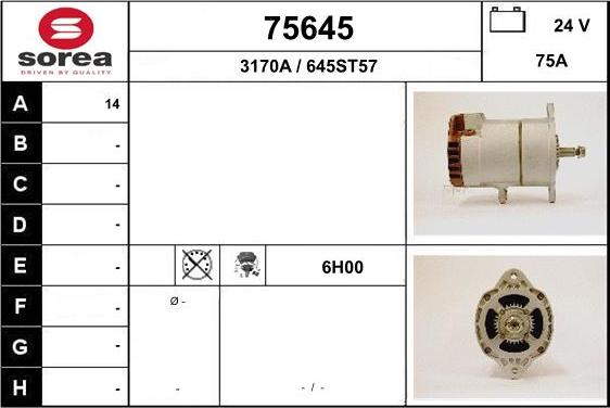 EAI 75645 - Alternator www.molydon.hr