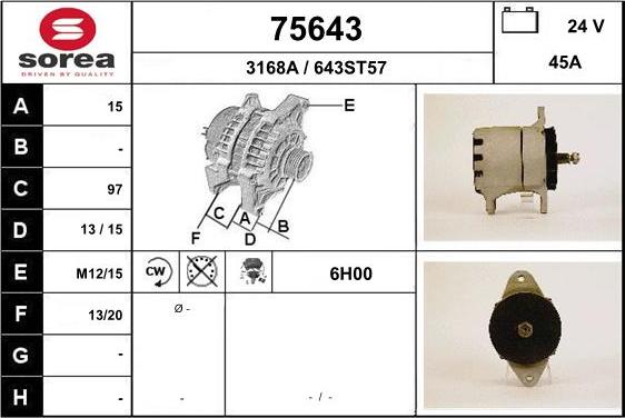 EAI 75643 - Alternator www.molydon.hr