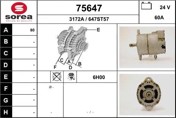 EAI 75647 - Alternator www.molydon.hr