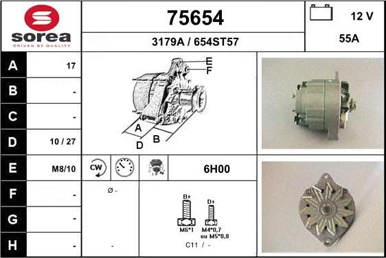 EAI 75654 - Alternator www.molydon.hr