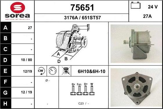 EAI 75651 - Alternator www.molydon.hr