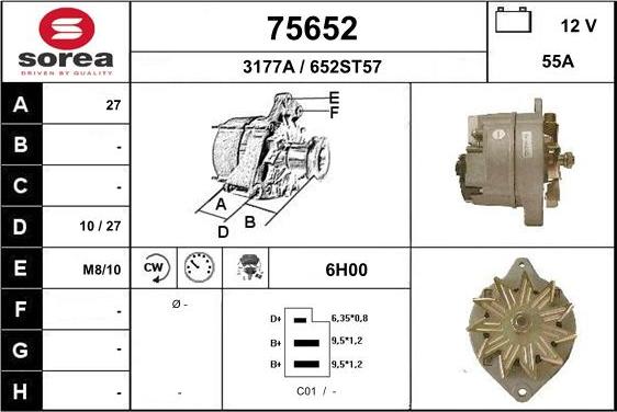 EAI 75652 - Alternator www.molydon.hr