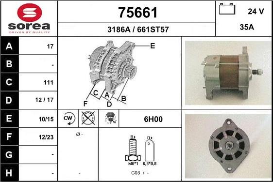 EAI 75661 - Alternator www.molydon.hr