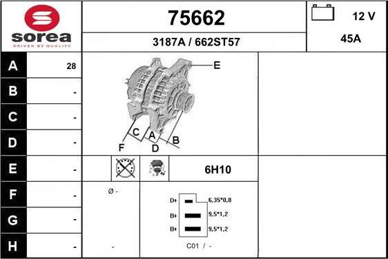 EAI 75662 - Alternator www.molydon.hr