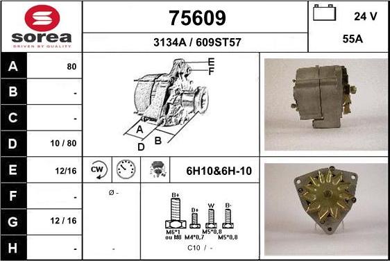 EAI 75609 - Alternator www.molydon.hr