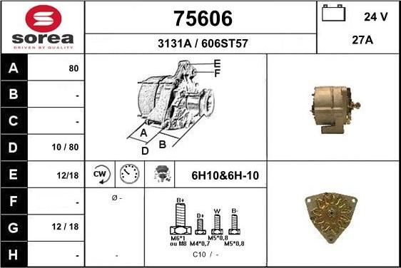 EAI 75606 - Alternator www.molydon.hr