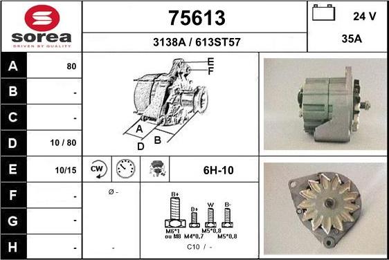 EAI 75613 - Alternator www.molydon.hr