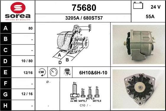 EAI 75680 - Alternator www.molydon.hr