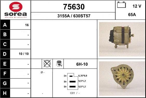 EAI 75630 - Alternator www.molydon.hr