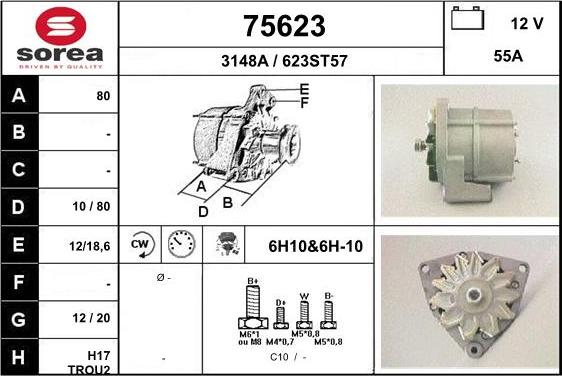 EAI 75623 - Alternator www.molydon.hr