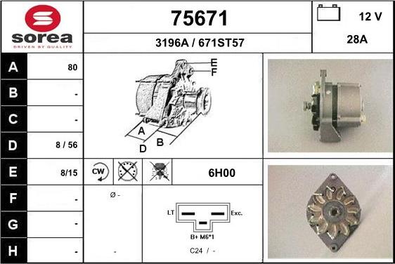 EAI 75671 - Alternator www.molydon.hr