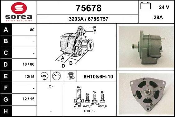 EAI 75678 - Alternator www.molydon.hr