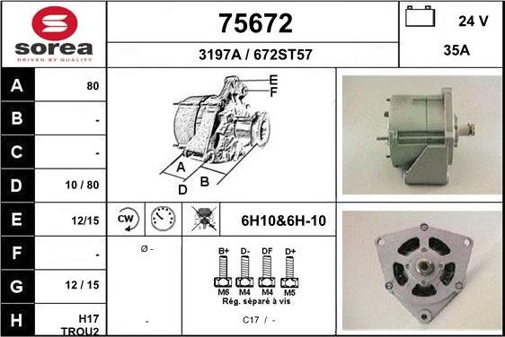 EAI 75672 - Alternator www.molydon.hr