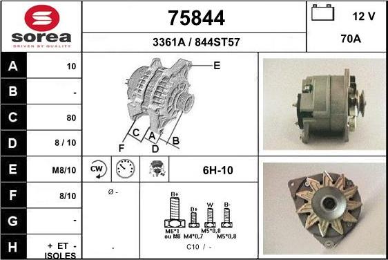 EAI 75844 - Alternator www.molydon.hr