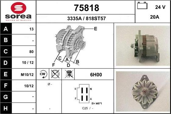 EAI 75818 - Alternator www.molydon.hr