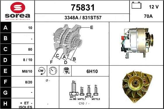 EAI 75831 - Alternator www.molydon.hr