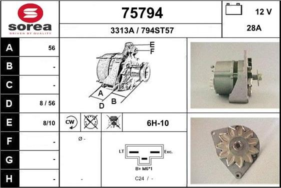 EAI 75794 - Alternator www.molydon.hr