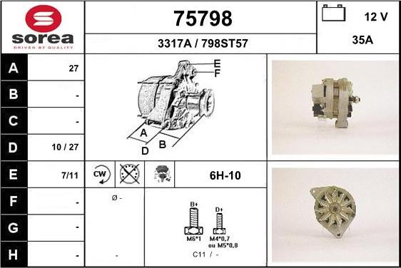 EAI 75798 - Alternator www.molydon.hr