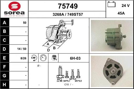 EAI 75749 - Alternator www.molydon.hr