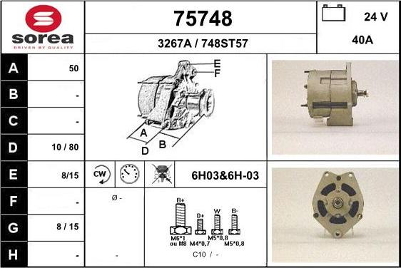 EAI 75748 - Alternator www.molydon.hr