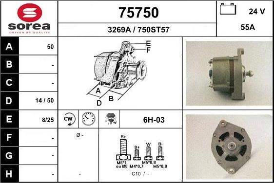 EAI 75750 - Alternator www.molydon.hr