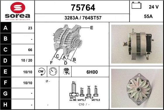 EAI 75764 - Alternator www.molydon.hr