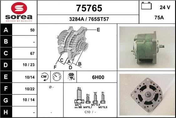 EAI 75765 - Alternator www.molydon.hr