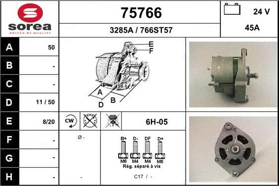 EAI 75766 - Alternator www.molydon.hr