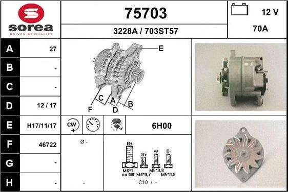 EAI 75703 - Alternator www.molydon.hr