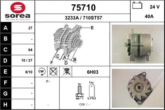 EAI 75710 - Alternator www.molydon.hr