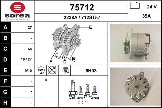 EAI 75712 - Alternator www.molydon.hr