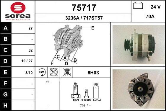 EAI 75717 - Alternator www.molydon.hr