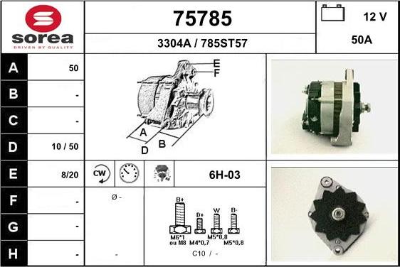 EAI 75785 - Alternator www.molydon.hr