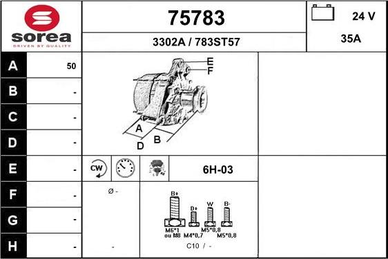 EAI 75783 - Alternator www.molydon.hr