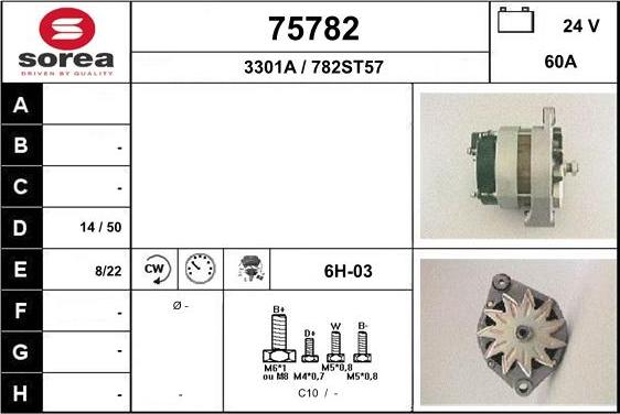 EAI 75782 - Alternator www.molydon.hr