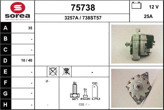 EAI 75738 - Alternator www.molydon.hr