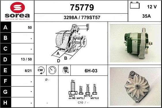 EAI 75779 - Alternator www.molydon.hr