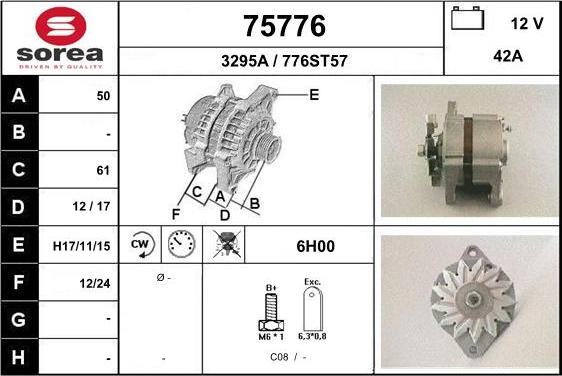 EAI 75776 - Alternator www.molydon.hr