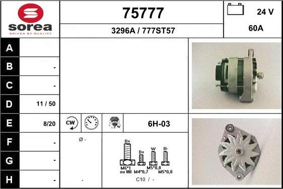 EAI 75777 - Alternator www.molydon.hr