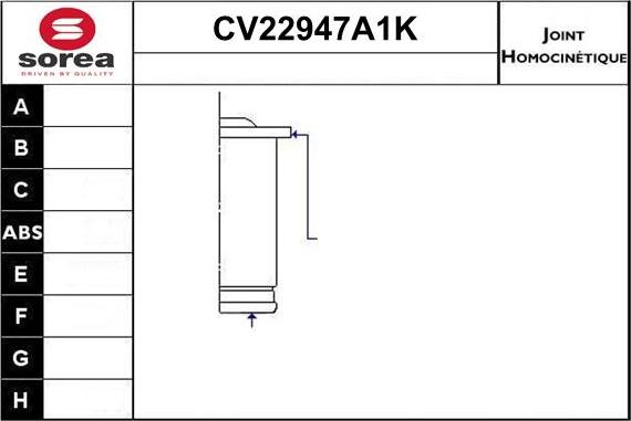 EAI CV22947A1K - Kardan, Pogonska osovina www.molydon.hr