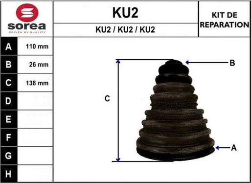 EAI KU2 - Manžeta, Pogonska osovina www.molydon.hr