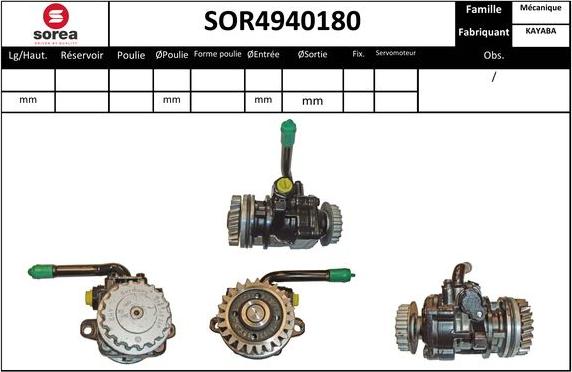 EAI SOR4940180 - Hidraulična pumpa, upravljanje www.molydon.hr