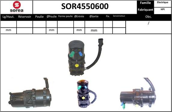 EAI SOR4550600 - Hidraulična pumpa, upravljanje www.molydon.hr