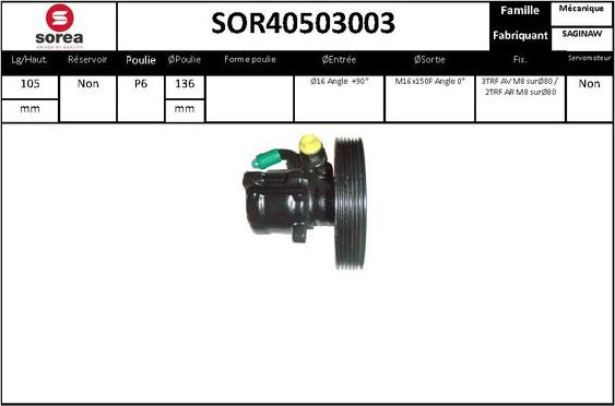 EAI SOR40503003 - Hidraulična pumpa, upravljanje www.molydon.hr