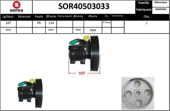 EAI SOR40503033 - Hidraulična pumpa, upravljanje www.molydon.hr