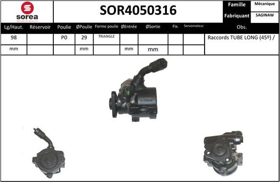 EAI SOR4050316 - Hidraulična pumpa, upravljanje www.molydon.hr