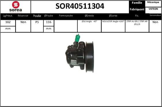 EAI SOR40511304 - Hidraulična pumpa, upravljanje www.molydon.hr