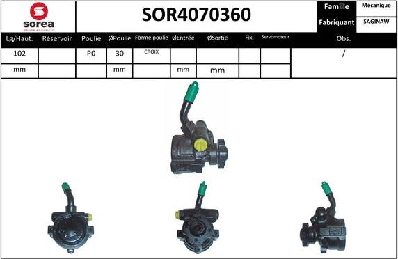 EAI SOR4070360 - Hidraulična pumpa, upravljanje www.molydon.hr